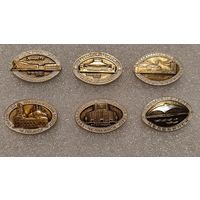 Лот значков Челябинск, 200 лотов с 1 рубля,5 дней!