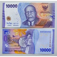 Индонезия, 10000 рупий 2022 г., P-W165 (национальный герой Франс Кайсиепо), UNC