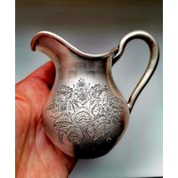 Сливочник, молочник, серебро 84 пробы, вес 110 гр