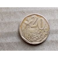 ЮАР 20 центов, 2010г. (U-обм)