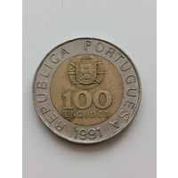 Португалия. 100 эскудо 1991 года. (4)