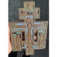 Распятие Христово с 4 эмалями. 16,5х10,7см