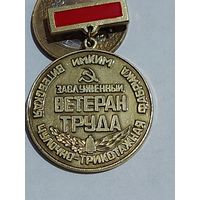 Значок " Заслуженный ветеран труда Витебск "