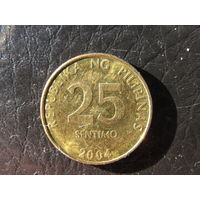 Филиппины. 25 сентимо. 2004. С 20 копеек. Распродажа коллекции. Смотрите другие лоты.