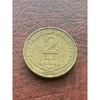 Мальдивы 2 руфии 2007