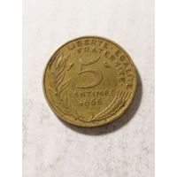 Франция 5 сантим 1966