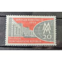 Германия, ГДР 1959 г. Mi.712 MNH** полная серия