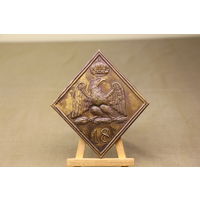 Киверная бляха армии НАПОЛЕОНА, линейный полк. ВОЙНА 1812 год. Распродажа коллекции вещей. С РУБЛЯ! АУКЦИОН!