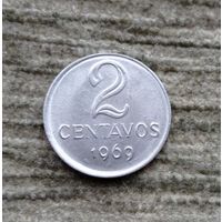 Werty71 Бразилия 2 сентаво 1969