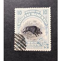 Великобритания. Северное Борнео\389с\ фауна 1909. зубц.14