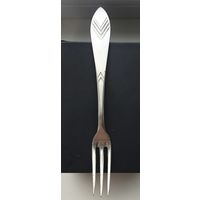 Старинная вилка Польша серебрение