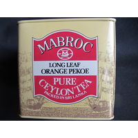 Металлическая банка из-под чая Mabrok, 115х115х110 мм