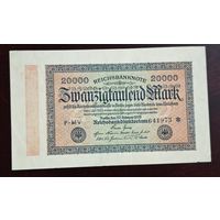 1923 год Германия 20000 марок