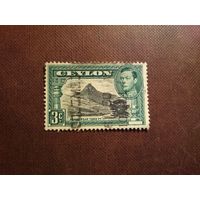 Британский Цейлон 1938 г.  Коническая священная гора -Пик Адама./33а/