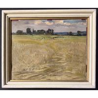 Скрипниченко Г.С ; "белорусский Дали";1973г;Деревенька;картон/масло;48/58