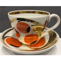 Большая чайная пара Дулево на 1 литр  ( Райские яблоки)