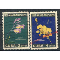 Куба - 1958г. - Рождество. Орихеди - 2 марки - полная серия, гашёные [Mi 613-614]. Без МЦ!