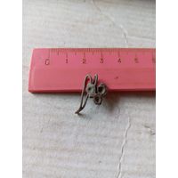 Распродажа. Старинная серьга. Старт с 1 рубля.