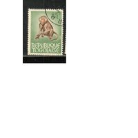 Того-1964 (Мих.401) , гаш.,  Фауна,  Обезьяна
