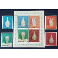 КНДР 1977 керамика 4м+блок.