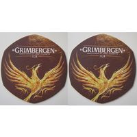 Подставка под пиво GRIMBERGEN / Бельгия/. Вар.1.