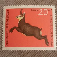 ФРГ 1966. Дикий козел. Марка из серии