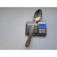 Комплект (3 штуки) чайных ложек, в блеске, ЛЮ2 (Ленинградская ювелирная фабрика, 1962 года). Вес 79,15 грамм. Серебро 875, звезда. Не чищены. 16