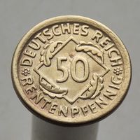Германия 50 рентенпфеннигов 1924 D