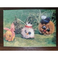 Календарик мультяшки 1991г