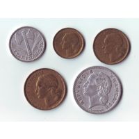 10 франков 1975, 1976, 1977, 1989, 1991. Франция.