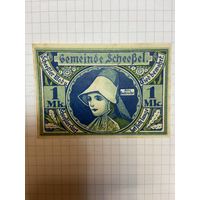 1 марка (нотгельды) г. Германия Счибел-1201