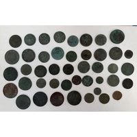 Монеты медные разные - сборный лот