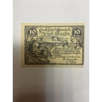 Австрия 10 геллеров нотгельд Брюк Банфен- 2101