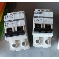 Автомат 4.5кА ВА47-29 2Р 25А С, EKF