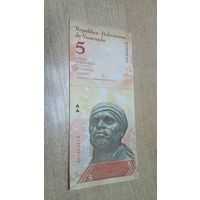 5 боливаров 20,03,2007 года Венесуэлы **48320(Разные даты выпуска)