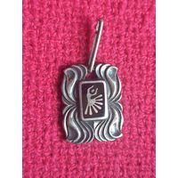 Подвеска кулон Дева серебро 916 проба звезда СССР.