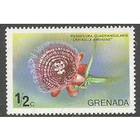 Гренада. Цветы. Страстоцвет четырёхгранный. 1975г. Mi#639.
