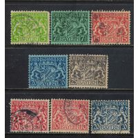 Германия Бавария Кор 1916 Служебные Для прочих расходов Герб Стандарт #17-21,26,28