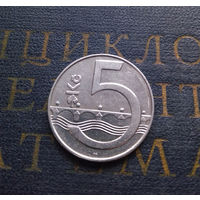 5 крон 1993 Чехия #04 XF