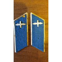 Петлицы парадные ВВС СССР с пропеллерами (дефект на ткани)