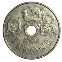 Норвегия 1 крона, 2002