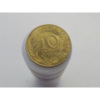 10 сантимов Франция 1997 года  лот 44