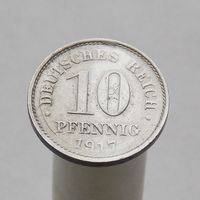 Германия 10 пфеннигов 1917 G Железо