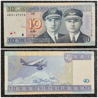 10 лит Литва 2007 г. серия АВ
