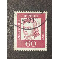 Германия 1961. Известные немцы. Фридрих фон Шиллер (1759-1805), поэт