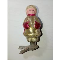 Игрушка на ёлку , Филипок  , винтаж , стекло , СССР .
