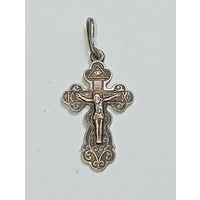 Крестик серебро  925 проба .