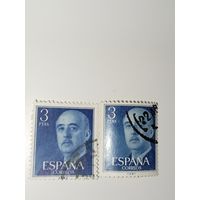 Испания  1955 Франсиско Франко, испанский генерал и диктатор.