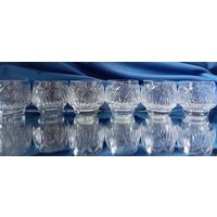 Хрусталь. Стаканчики. Рюмки. Набор. 6 предметов.