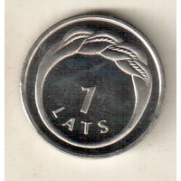 Латвия 1 лат 2009 Кольцо Намейса